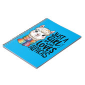 Nur ein Mädchen, das Alpacas Lieben Notizblock (Linke Seite)