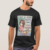 Nur ein Mädchen, das Anime Funny Parody Lieben Iro T-Shirt (Vorderseite)