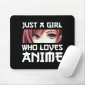 Nur ein Mädchen, das Anime Liebe Mousepad (Mit Mouse)