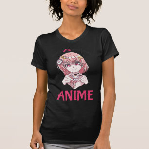 Nur ein Mädchen, das Anime Merch Stuff Teenage Gi  T-Shirt