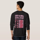 Nur ein Mädchen das Anime Otaku T-Shirt Design lie Sweatshirt (Schwarz voll)