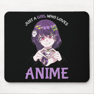 Nur ein Mädchen, das Anime Teenage Girls Merch St. Mousepad