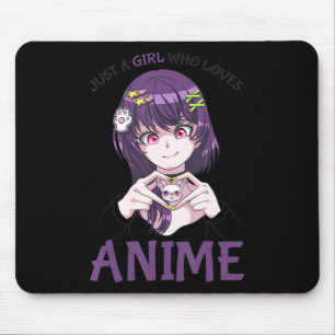 Nur ein Mädchen, das Anime Teenage Girls Merch St. Mousepad