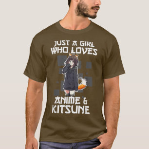 Nur ein Mädchen, das Anime und Feinde Liebe T-Shirt