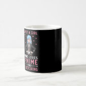Nur ein Mädchen, das Anime und Geschenke Kaffeetasse (VorderseiteRechts)