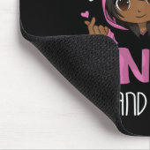 Nur ein Mädchen, das Anime und K-Pop African Amer Mousepad (Ecke)