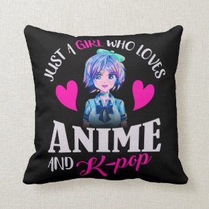 Nur ein Mädchen, das Anime und K-Pop Liebe Kissen