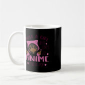 Nur ein Mädchen, das Anime und K-Pop Lieben Kaffeetasse (Links)