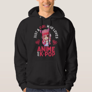 Nur ein Mädchen, das Anime und KPop Merch K Pop G  Hoodie