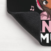 Nur ein Mädchen, das Anime und Music Black Girl Li Mousepad (Ecke)