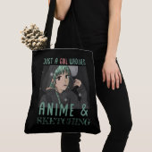 Nur ein Mädchen, das Anime und Skizzen Lieben Tasche (Von Nahem)