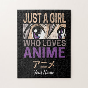 Nur ein Mädchen, das Anime Vintage Manga liebt Puzzle