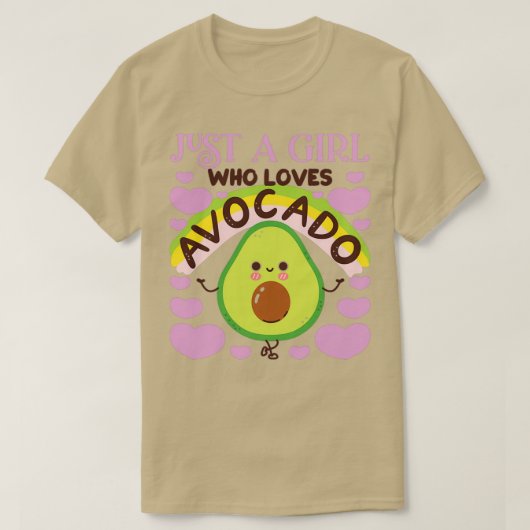 Nur ein Mädchen, das Avocado 1 Liebe T-Shirt (Design vorne)