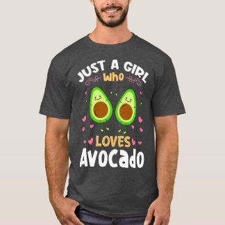 Nur ein Mädchen, das Avocado-Geschenk Lieben T-Shirt