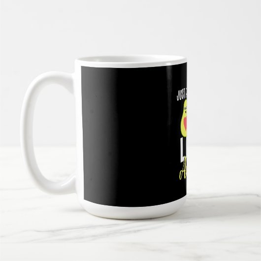 Nur ein Mädchen, das Avocado Liebe Kaffeetasse (Links)