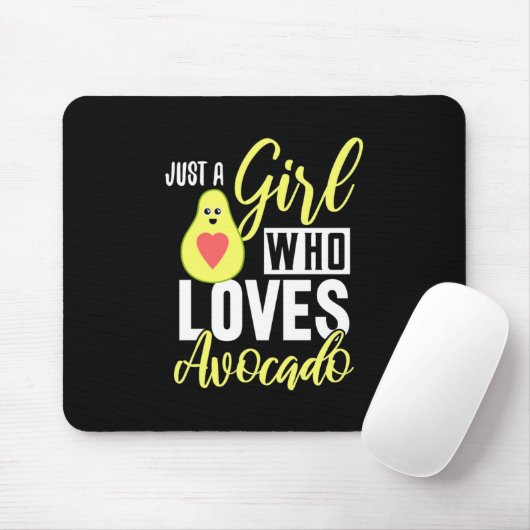 Nur ein Mädchen, das Avocado Liebe Mousepad (Mit Mouse)