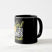 Nur ein Mädchen, das Avocado Liebe Tasse (VorderseiteRechts)