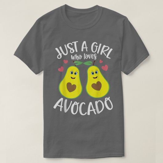 Nur ein Mädchen, das Avocado Lieben Vegan Guac Fru T-Shirt (Design vorne)