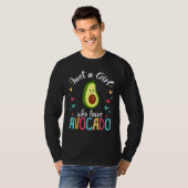 Nur ein Mädchen, das Avocado Niedlich Avocado Food T-Shirt (Vorne ganz)