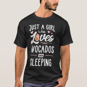 Nur ein Mädchen, das Avocados Liebe und Frauen sch T-Shirt