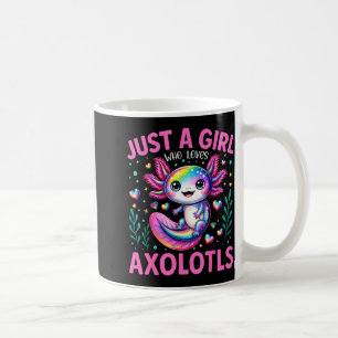 Nur ein Mädchen, das Axolotl Kawaii Kinder Mädchen Kaffeetasse