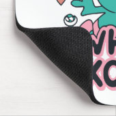 Nur ein Mädchen, das Axolotl Liebe Mousepad (Ecke)