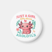 Nur ein Mädchen, das Axolotl liebt Magnet (Vorne)