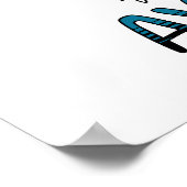 Nur ein Mädchen, das Axolotls Lieben Poster (Ecke)