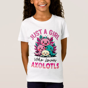 Nur ein Mädchen, das Axolotls Lieben T-Shirt