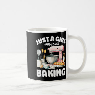 Nur ein Mädchen, das Backen liebt, Backliebhaber Kaffeetasse
