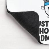 Nur ein Mädchen, das Badminton Liebe Mousepad (Ecke)