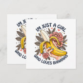 Nur ein Mädchen, das Bananen Liebe (Vorne/Hinten)