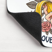 Nur ein Mädchen, das Bananen Liebe Mousepad (Ecke)