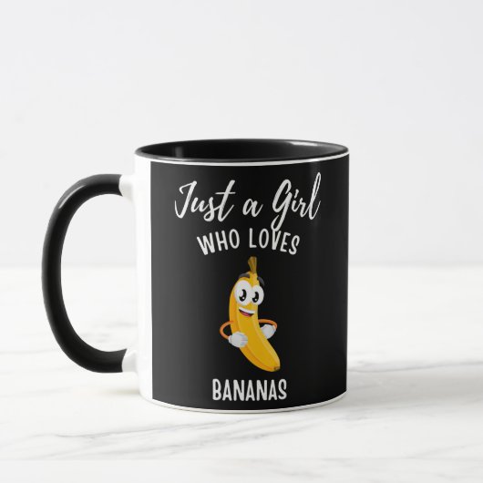 Nur ein Mädchen, das Bananen Liebe Tasse (Links)