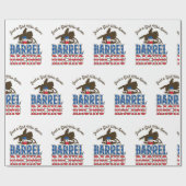 Nur ein Mädchen, das Barrel Racing Liebe Geschenkpapier (Flach)