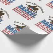 Nur ein Mädchen, das Barrel Racing Liebe Geschenkpapier (Ecke)