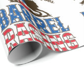 Nur ein Mädchen, das Barrel Racing Liebe Geschenkpapier (Rolleneckpunkt)