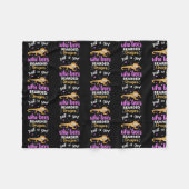 Nur ein Mädchen, das bärtige Drachen Liebe Fleecedecke (Vorderseite (Horizontal))