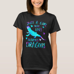 Nur ein Mädchen, das bärtige Drachen Liebe, Niedli T-Shirt