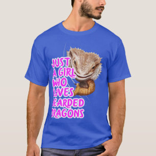 Nur ein Mädchen, das bärtige Drachen Liebe T-Shirt
