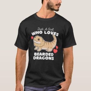 Nur ein Mädchen, das bärtige Drachen Lieben Niedli T-Shirt