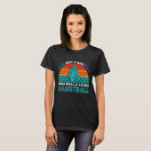 Nur ein Mädchen, das Baseball wirklich Liebe T-Shirt (Vorne ganz)