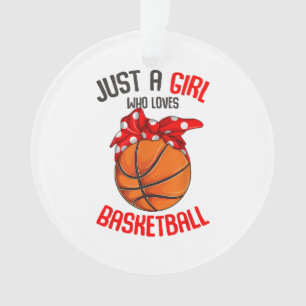 Nur ein Mädchen, das Basketball GirlJust a Girl Li Ornament