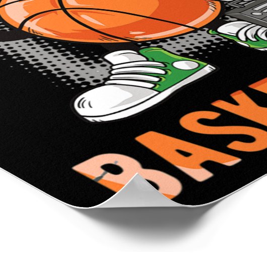 Nur ein Mädchen, das Basketball Liebe 1 Poster (Ecke)