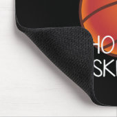 Nur ein Mädchen, das Basketball Liebe Ball Player Mousepad (Ecke)