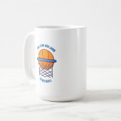 Nur ein Mädchen, das Basketball Liebe Kaffeetasse (Vorderseite Links)