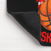 Nur ein Mädchen, das Basketball Liebe Mädchen Kind Mousepad (Ecke)