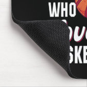 Nur ein Mädchen, das Basketball Liebe Mädchen Kind Mousepad (Ecke)