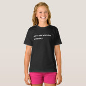 Nur ein Mädchen, das Basketball Liebe T-Shirt (Vorne ganz)
