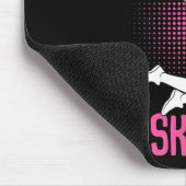 Nur ein Mädchen, das Basketball Lieben Kinder Mädc Mousepad (Ecke)